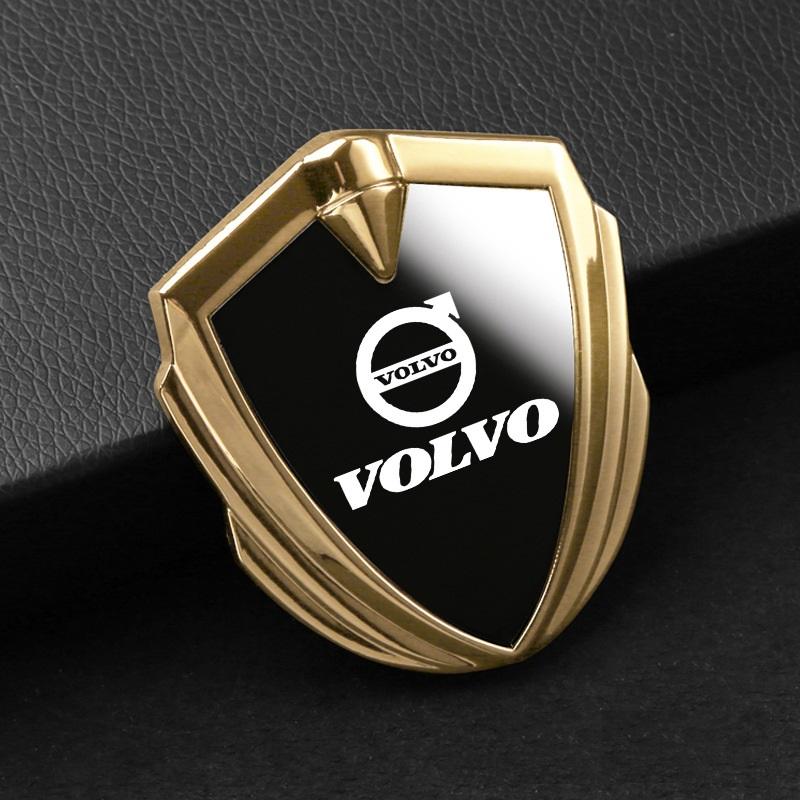 ボルボ（VOLVO） ◇ボルボ VOLVO◇ゴールド/ブラック◇ステッカー 車 