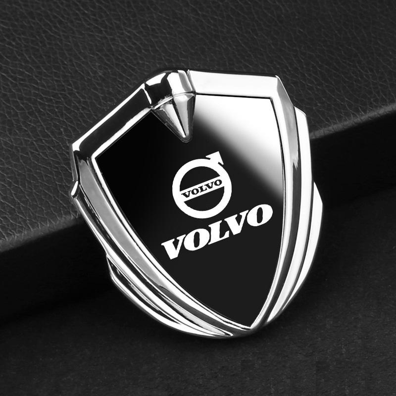 ボルボ（VOLVO） ◇ボルボ VOLVO◇シルバー /ブラック◇ステッカー 車 