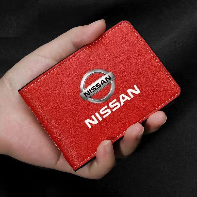 日産（NISSAN） ◇日産 NISSAN◇レッド◇免許証ケース カードホルダー