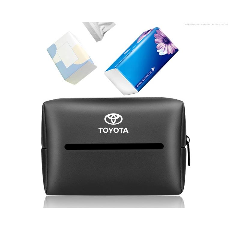 トヨタ（TOYOTA） ◇トヨタ TOYOTA◇ブラック◇PUレザー製ティッシュ