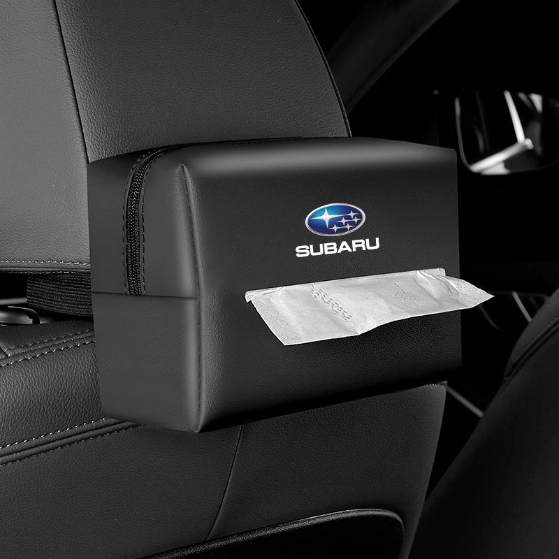 SUBARU（スバル） ◇スバル SUBARU◇ブラック◇PUレザー製ティッシュ