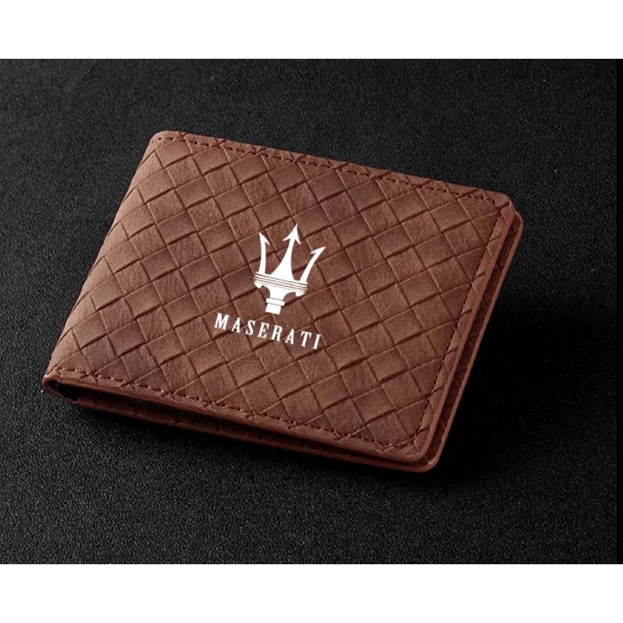 Maserati ◇マセラティ Maserati◇ブラウン◇カードケース 免許証 