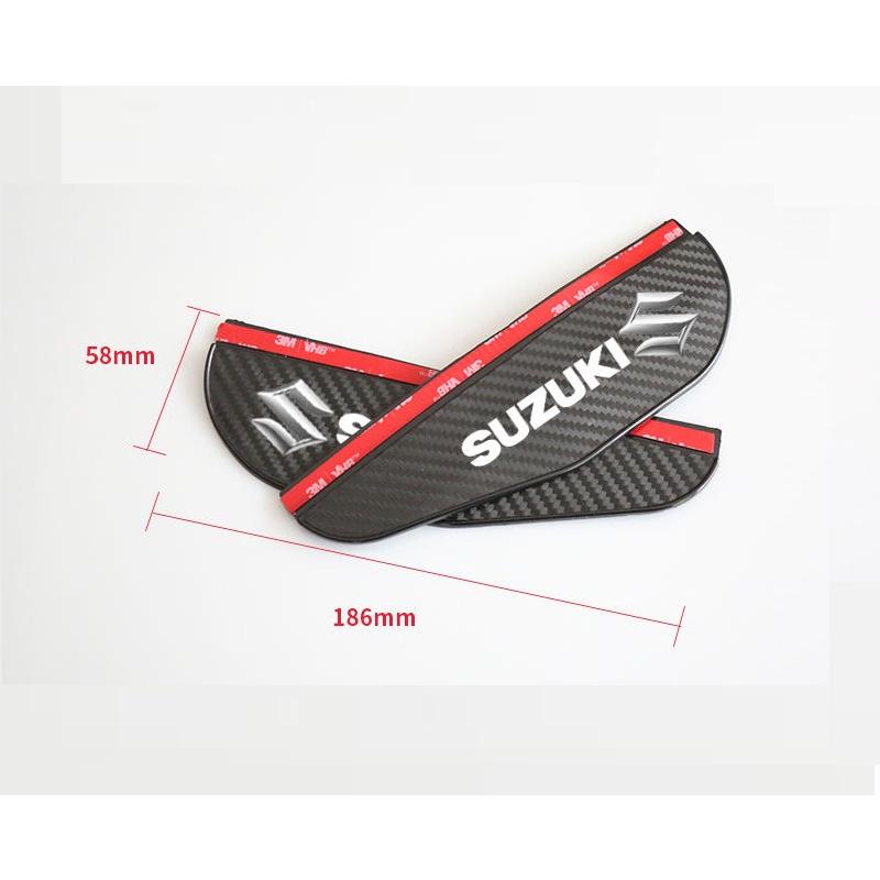 スズキ（SUZUKI） ◇スズキ 鈴木◇車用 バックミラーバイザー 2pセット