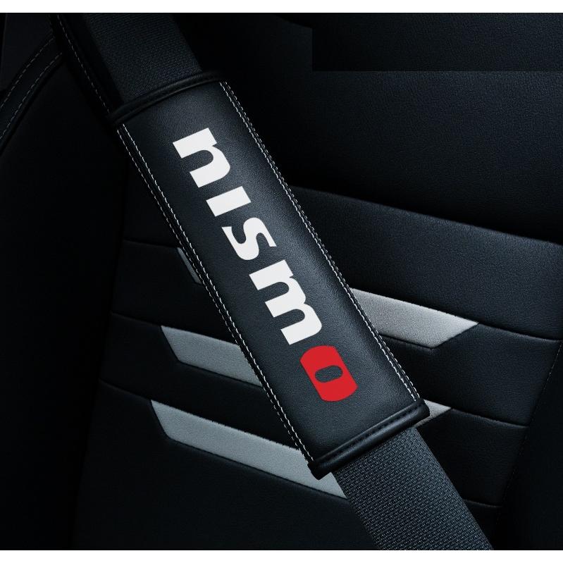 NISMO ◇日産 nismo◇シートベルトパッド2本 レザー製 シートベルト