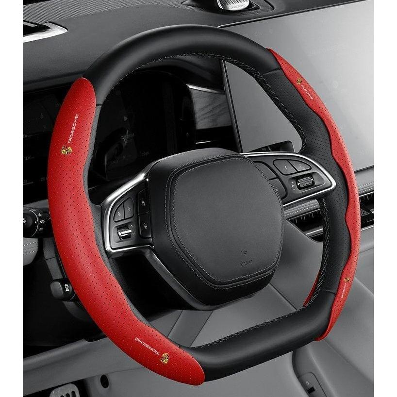 PORSCHE（ポルシェ） ◇ポルシェ PORSCHE◇レッド◇ハンドルカバー