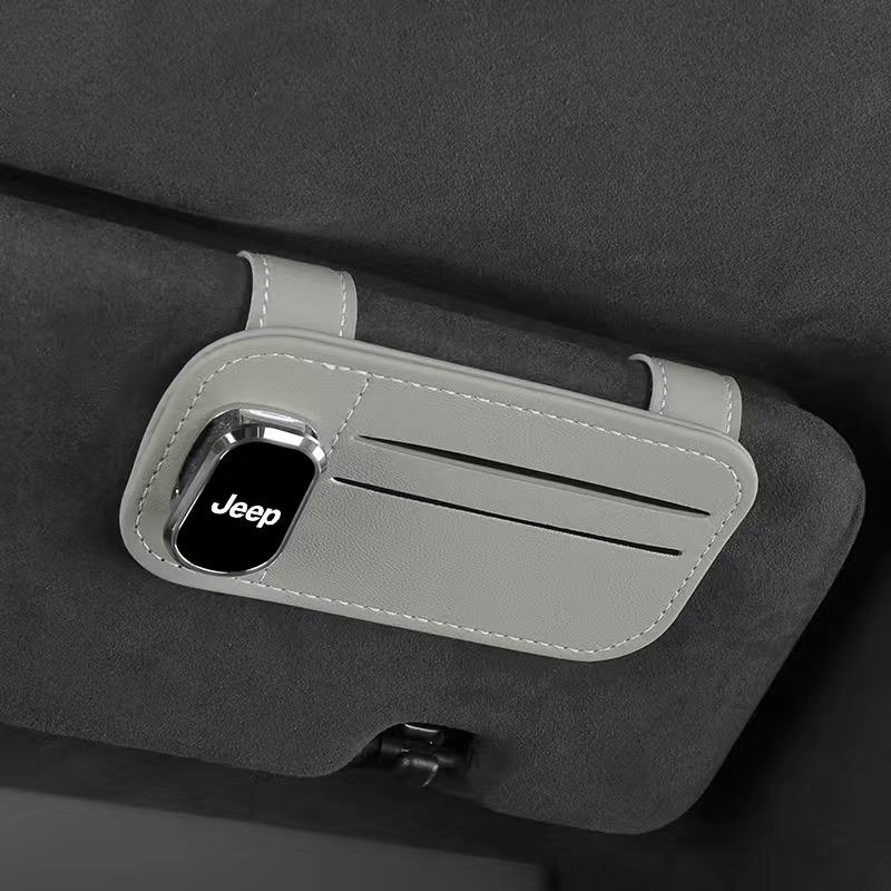 Jeep（ジープ） ◇ジープ JEEP◇グレー◇車用サングラスホルダー サン