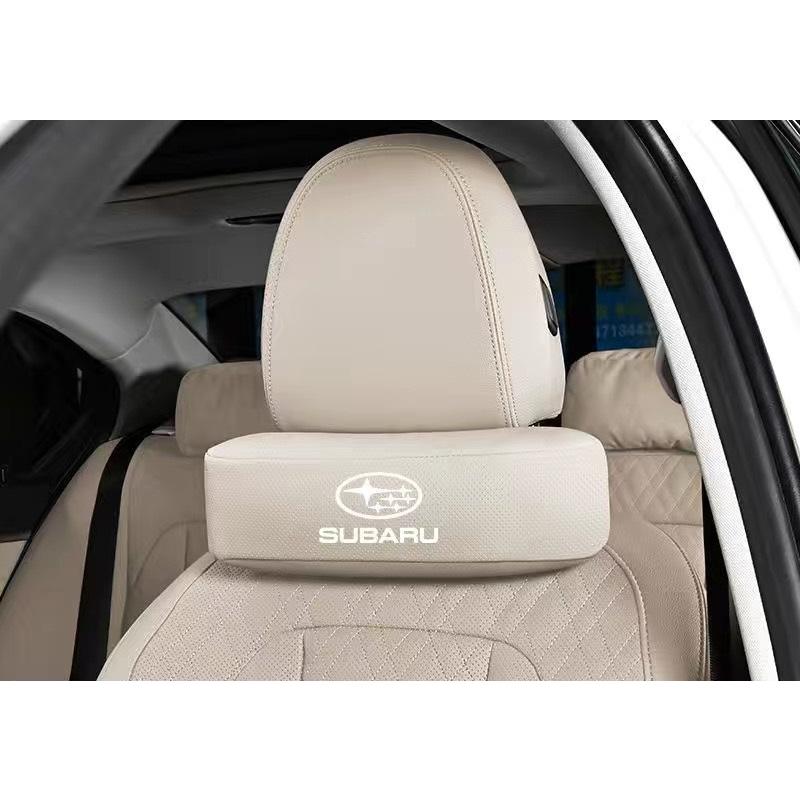 SUBARU（スバル） ☆スバル SUBARU☆ベージュ☆車用ネックパッド 首