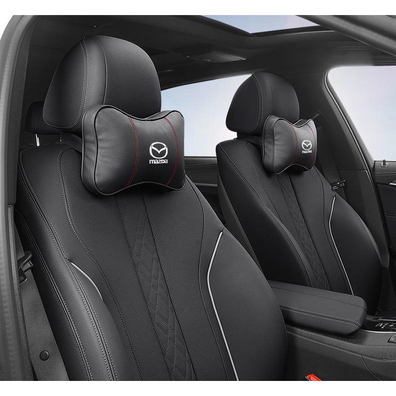 マツダ（Mazda） ☆マツダ MAZDA☆ブラック☆車用ネックパッド 首