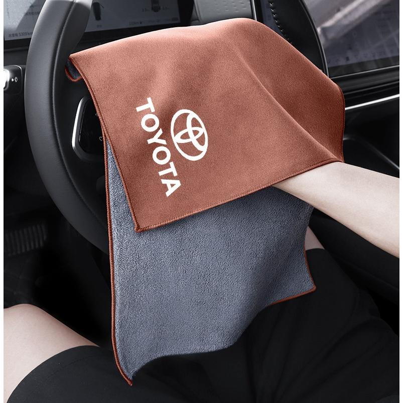 トヨタ　TOYOTA 車用クリーニングキット トヨタ（TOYOTA） ☆トヨタ TOYOTA☆ブラウン☆マイクロファイバー