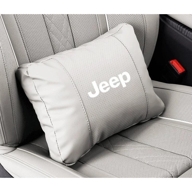 正規品　jeepクッション Jeep（ジープ） ☆ジープ JEEP☆ホワイト☆ネックパッド 腰クッション