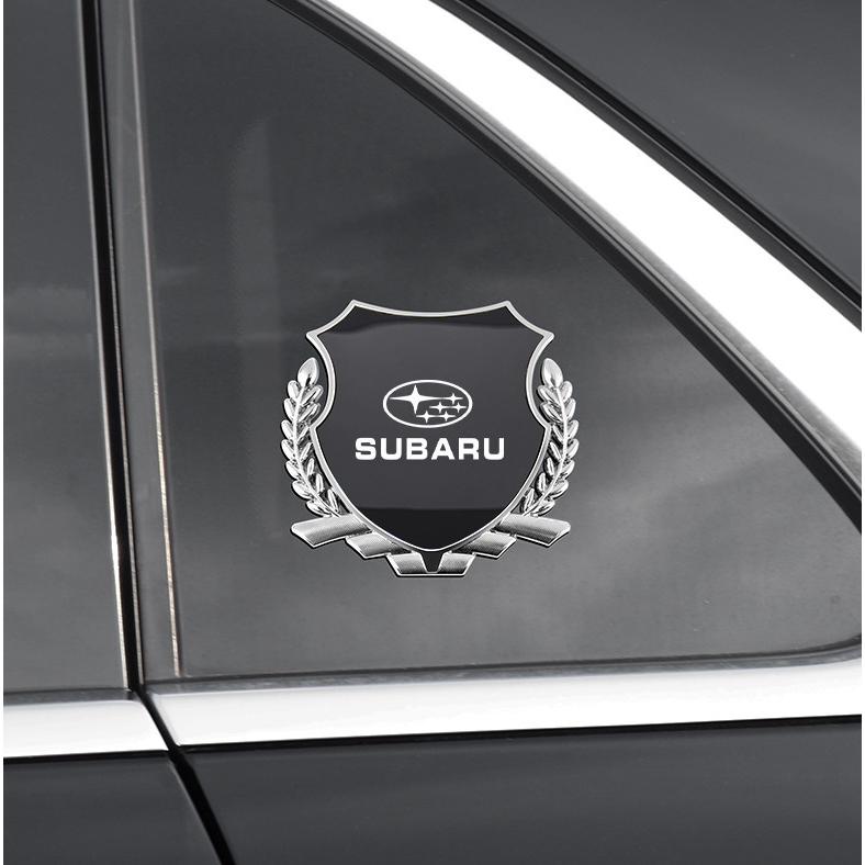 SUBARU（スバル） ☆スバル SUBARU☆ブラック/シルバー☆ステッカー 車 