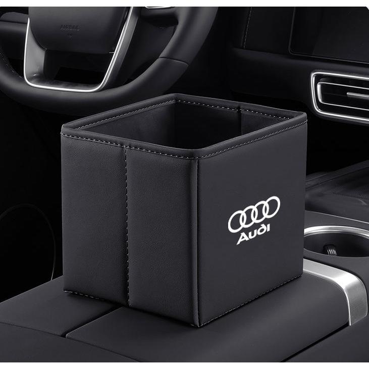 Audi（アウディ） ☆アウディ AUDI☆ブラック☆車用ゴミ箱 多機能収納