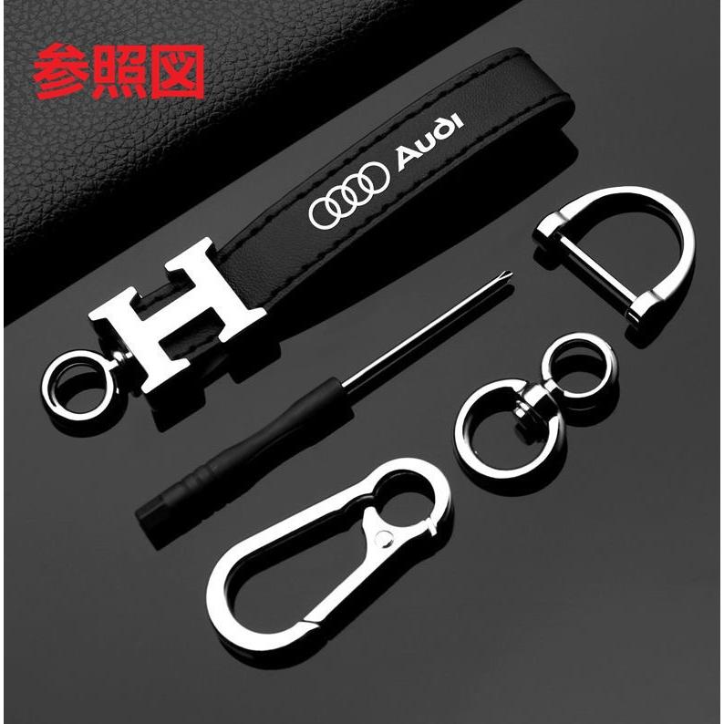 Porsche キーホルダーセット PORSCHE（ポルシェ） PORSCHE☆シルバー/ブラック☆車用キーホルダー