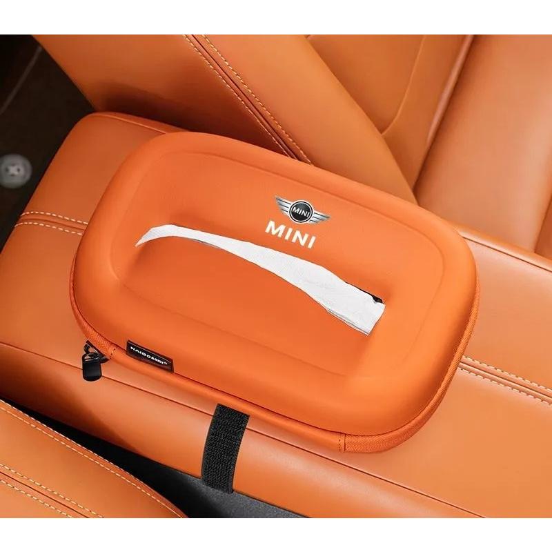 MINI（ミニ） ☆ミニ BMW MINI☆オレンジ☆車用ティッシュボックス 