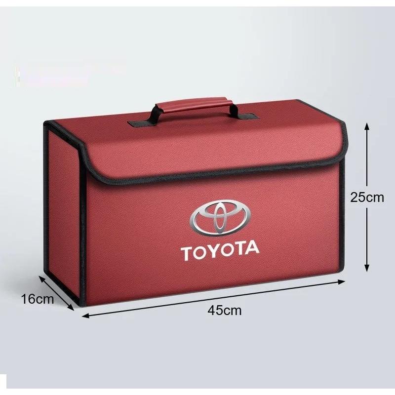 トヨタ（TOYOTA） ☆トヨタ TOYOTA☆レッド☆車用収納ボックス