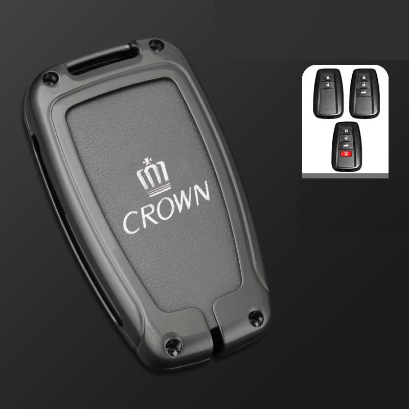 クラウン ◇クラウン CROWN◇深錆色/グレー◇スマート キーケース 車