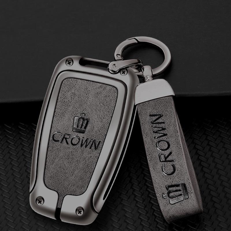 CROWN クラウン アップサイクルキーケース クラウン ◇クラウン CROWN◇深錆色/グレー◇キーケース キーホルダー