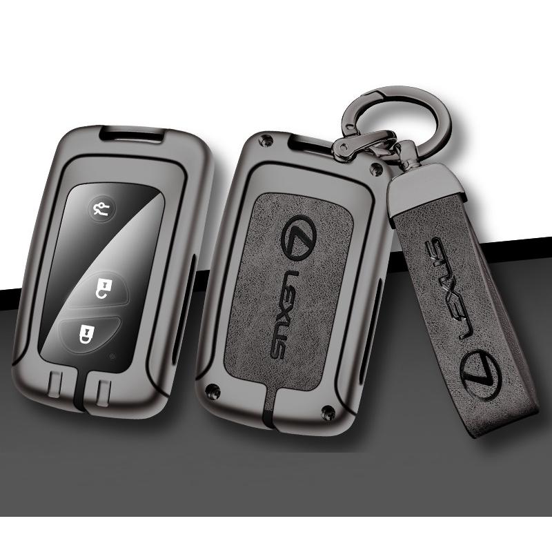 【美品】レクサス 純正 スマートキーケース　Lタイプ　グレー レクサス（LEXUS） ◇レクサス LEXUS◇深錆色/グレー◇キーケース