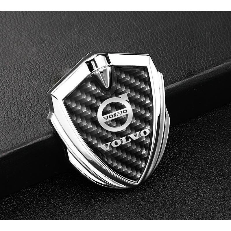 ボルボ（VOLVO） ◇ボルボ VOLVO◇シルバー◇ステッカー 車ロゴ 