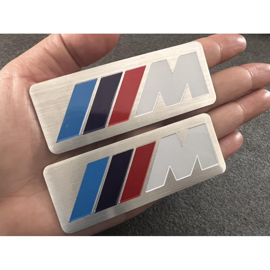 BMW 送料無料 536☆BMW ///M☆2枚セット カーステッカー エンブレム 