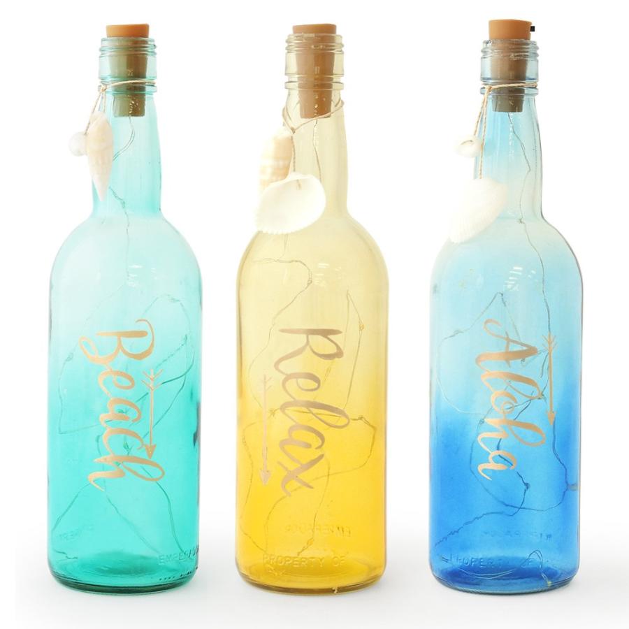 く日はお得♪ グラデーション ボトルランプ ライト LEDランタン zppsu