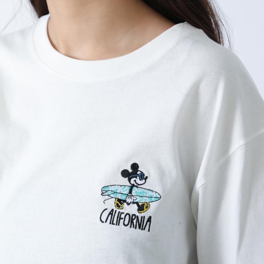 ANTIBAL ディズニー サガラ刺繍 Tシャツ ミッキー ドナルド プルート
