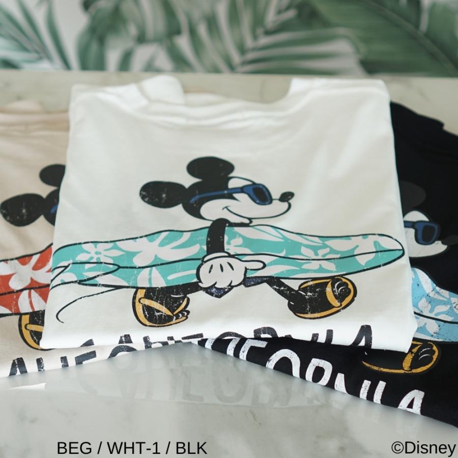 ANTIBAL ミッキー tシャツ レディース 半袖 ゆったり 白 黒 ディズニー