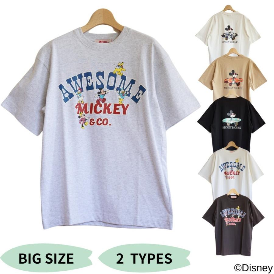 Disney（ディズニー） ミッキー tシャツ レディース ゆったり 半袖