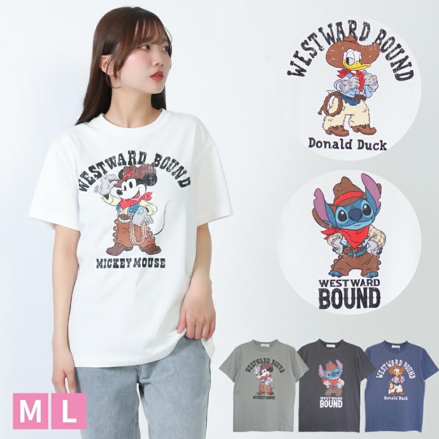 Disney（ディズニー） tシャツ レディース 半袖 大人 ウエスタン