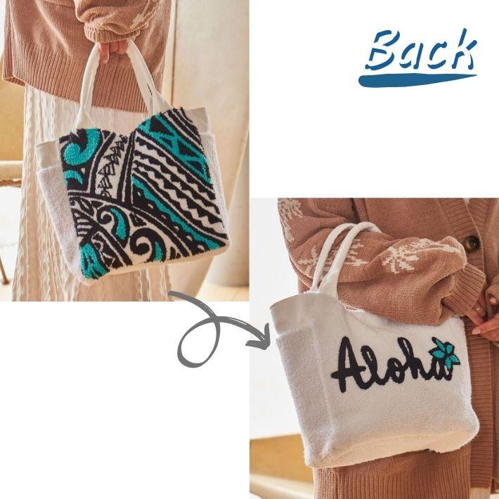 Kahiko（カヒコ） トートバッグ レディース ハワイアン 冬 秋 刺繍