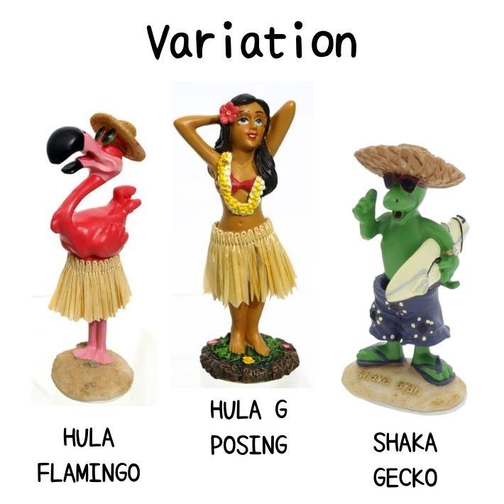 ゲリラセール！アンティーク ハワイ フラドール Kahiko ゆらゆら人形 フラドール フラガール 腰振り ゆらゆら