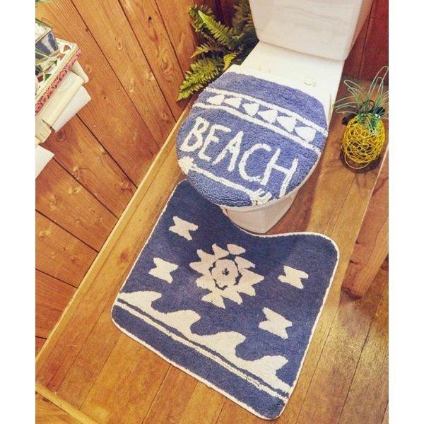 トイレカバー セット ハワイアン トイレセット トイレマットセット ハワイ オルテガ ネイティブ おしゃれ かっこいい トイレタリー ハワイアン雑貨 ウェーブ 波 4ilp8101 Lazy Magnolia 通販 Yahoo ショッピング