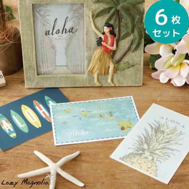 ポストカード セット ギフトカード ハワイアン サーフィン パイナップル おしゃれ Bradley Lily ブラッドリー リリー ポストカード6枚セット 10 8 14cm Yhxp0306 Lazy Magnolia 通販 Yahoo ショッピング