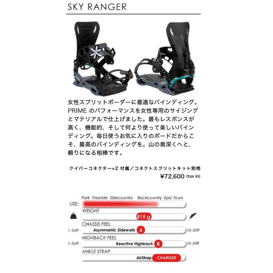 KARAKORAM WOMEN’S PRIME CONNECT SKY RANGER カラコラム｜lazymonday-japan｜02