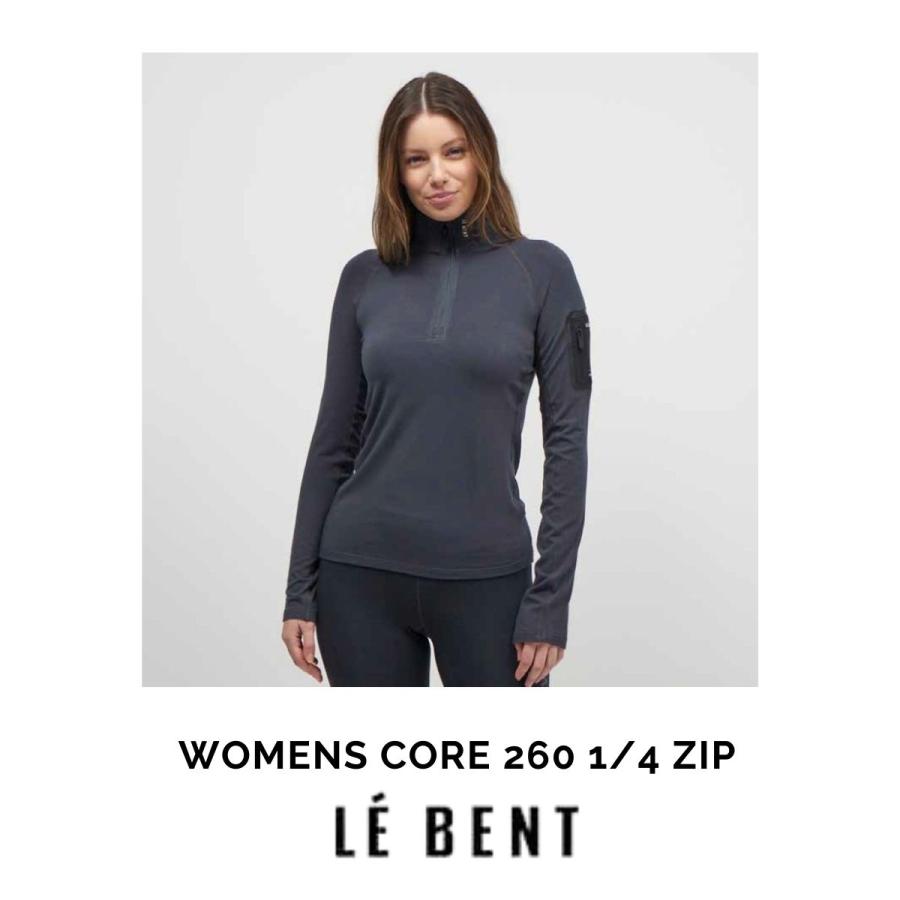 LE BENT WOMENS CORE 260 1/4 ZIP ルベント ベースレイヤー