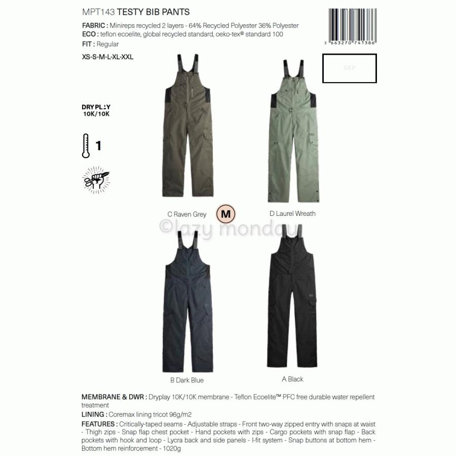 PICTURE ORGANIC CLOTHING TESTY BIB PANTS メンズ ビブ PICTURE ORGANIC CLOTHING TESTY BIB PANTS メンズ ビブ