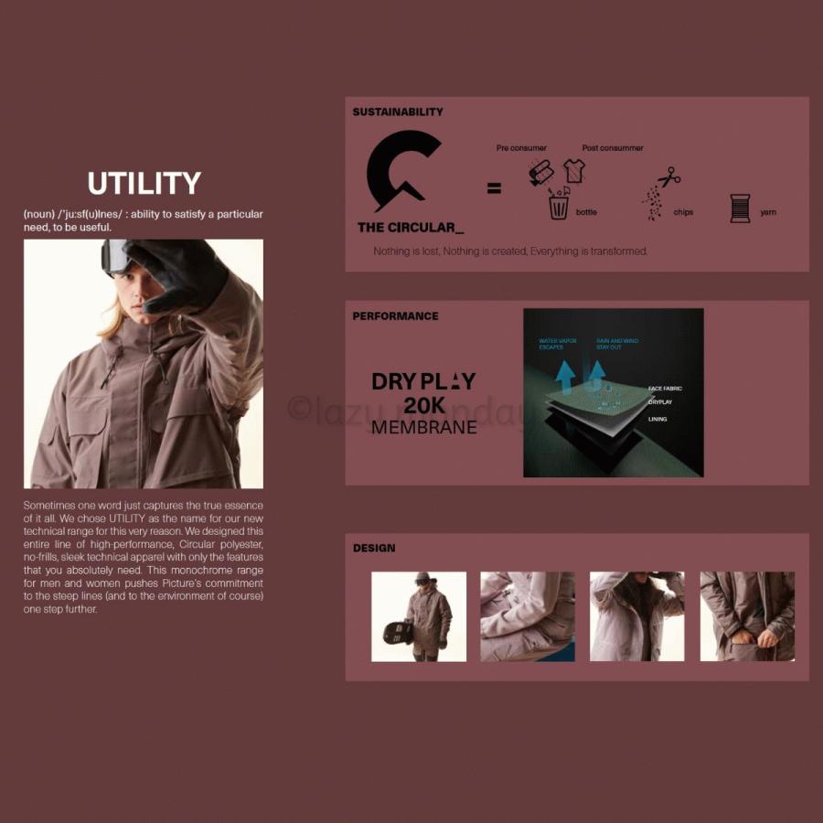 PICTURE ORGANIC CLOTHING U55 JKT メンズ ジャケット スノー PICTURE ORGANIC CLOTHING U55 JKT メンズ ジャケット スノー