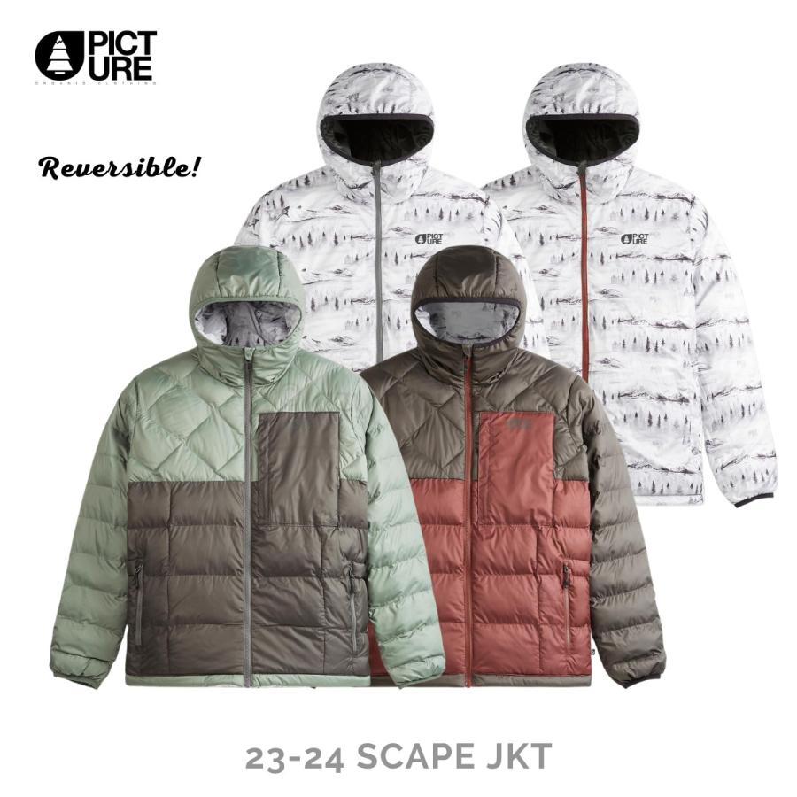 PICTURE ORGANIC CLOTHING SCAPE JKT メンズ ミッドレイヤー スノー 