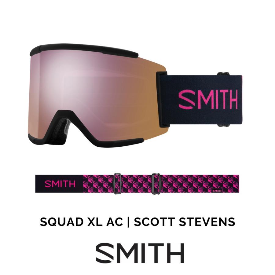 スキー・スノーボードアクセサリー SMITH SQUAD XL AC Scott Stevens SMITH（スミス） SMITH SNOW GOGGLE SQUAD XL AC | Scott Stevens