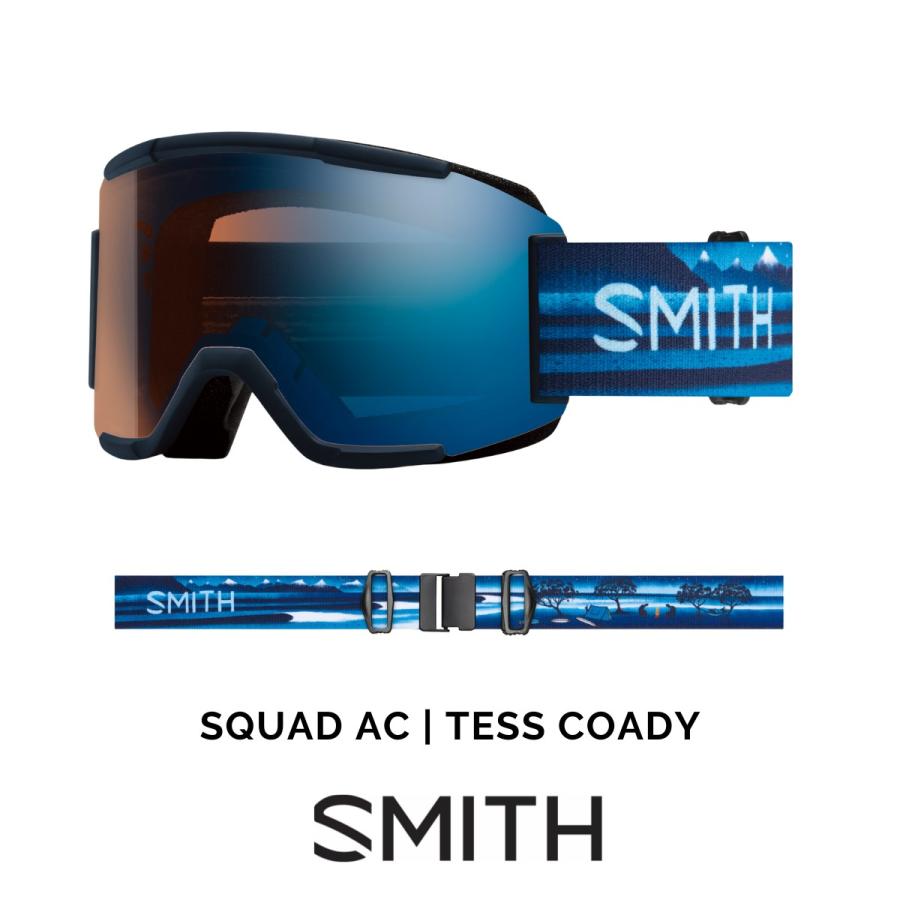 SMITH スキーゴーグル Squad TessCoady SMITH（スミス） SMITH SNOW GOGGLE SQUAD AC | Tess Coady スノー