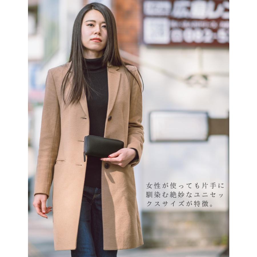 財布 長財布 メンズ財布 ラウンドファスナー メンズ 東レ ウルトラスエード ギフト 革 カーボンレザー Number7 | Number7 | 30