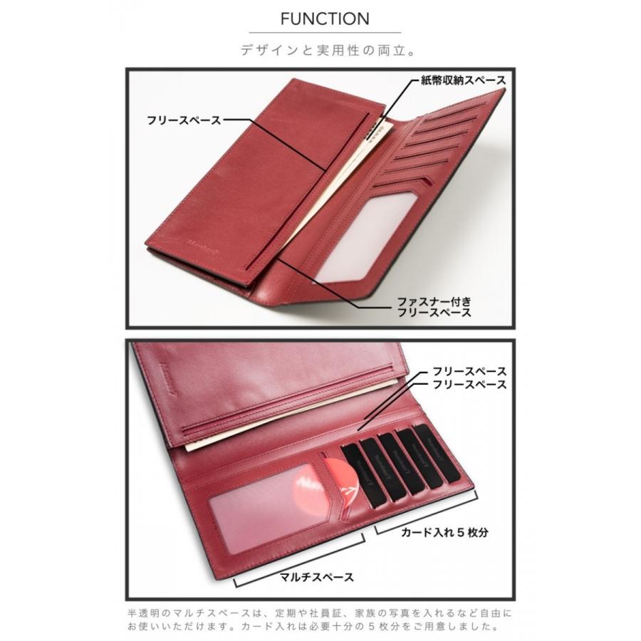 メンズ 長財布 財布 本革 父の日 ギフト プレゼント 革 カーボンレザー サイフ  Number7 | Number7 | 07