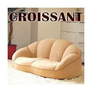 ローソファ コンパクトソファ【CROISSANT】幅115cm ソファ ソファー