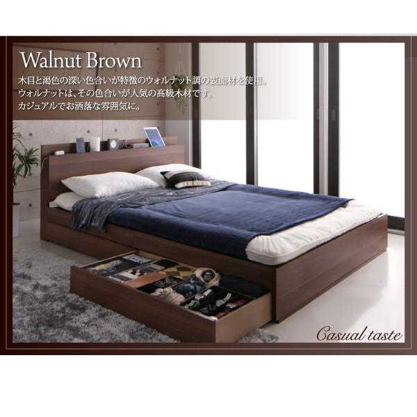 ベッド シングル 収納付き スリム棚 収納ベッド Reallt リアルト 国産カバーポケットコイルマットレス付き シングルサイズ シングル 収納付き スリム棚 シングルサイズ