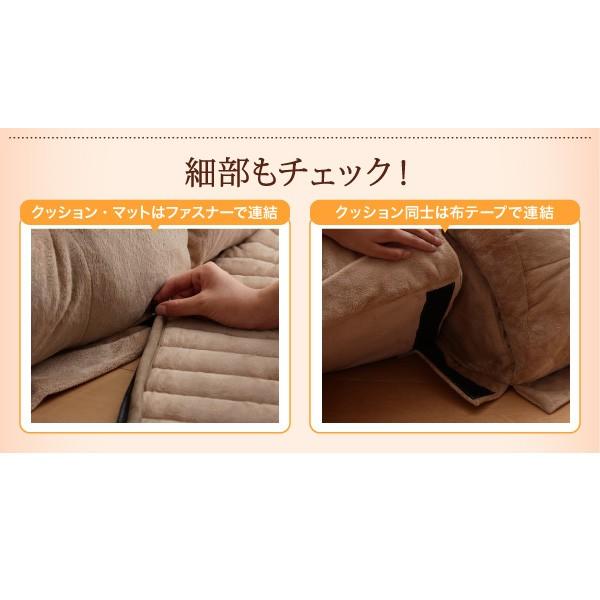 【初期/レア】 こたつに合わせる フロアコーナーソファー 防ダニ・抗菌防臭機能付 コの字 小 厚さ40mm 【AAA7852163748】(27970円)