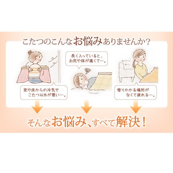 【初期/レア】 こたつに合わせる フロアコーナーソファー 防ダニ・抗菌防臭機能付 コの字 小 厚さ40mm 【AAA7852163748】(27970円)