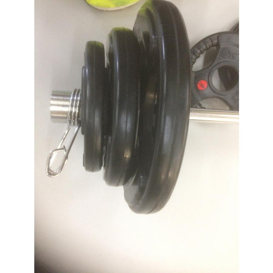 3グリップラバープレート　10kg2枚　5kg2枚　2.5kg2枚 & 50mm オリンピックシャフト |  | 06