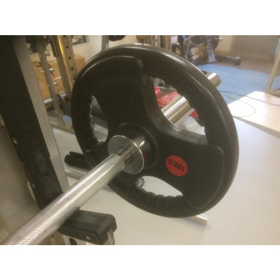 50mmオリンピックシャフト＆50mm3グリップラバープレート10kg　2枚 |  | 02