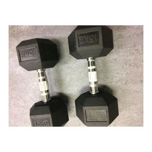 ラバーヘックスダンベル 10kg×2個