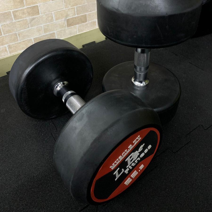 業務用]ラバーダンベル 22.5kg×2個SET 【公式通販】